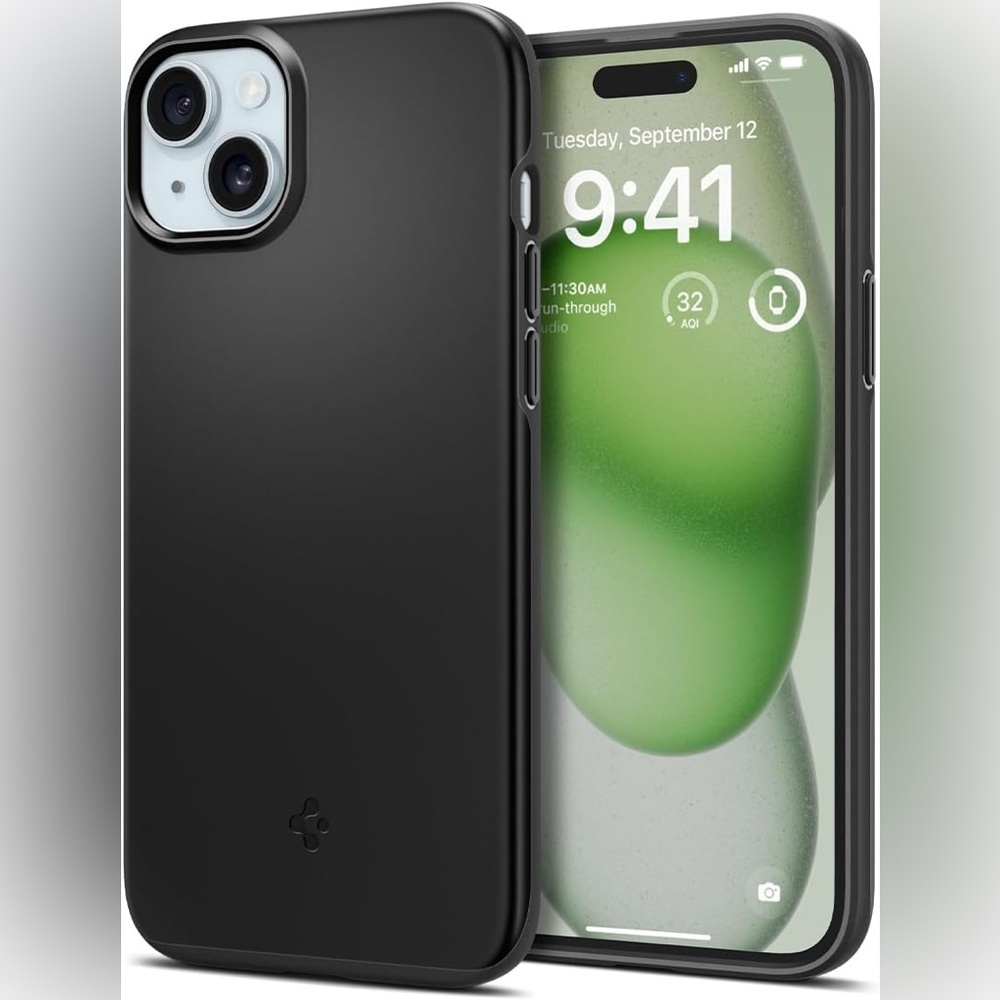 Spigen Case for iPhone 15 Plus Case: Thin Fit Slim and Lightweight